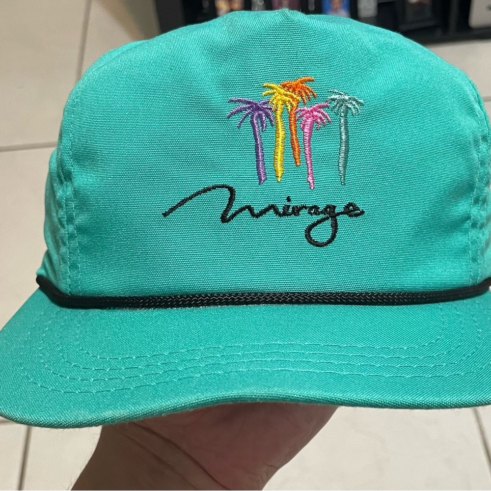 Mirage Hotel & Casino Vintage Souvenir Hat Dolphin Las Vegas